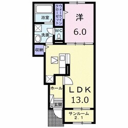 播磨高岡駅 徒歩44分 1階の物件間取画像